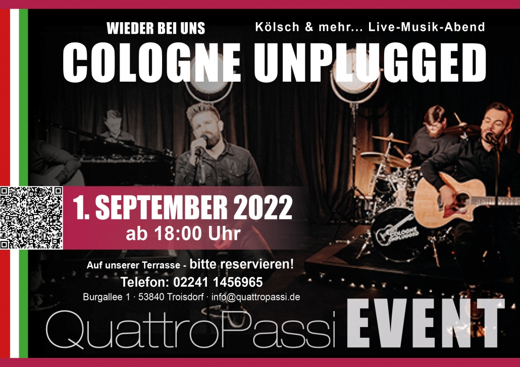 cologne unplugged am 01.09.2022
